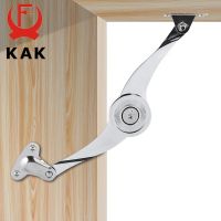 KAK Hydraulic Randomly Stop Hinges Kitchen Cabinet Door Adjustable Polish Hinge Furniture Lift Up Flap Stay Support Hardware Shield  Netting