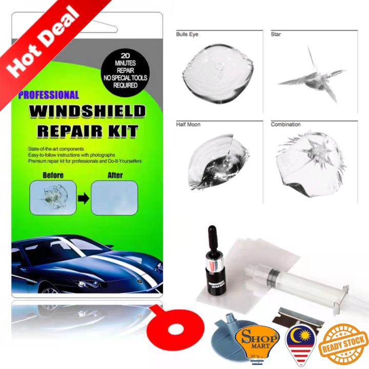 Window Screen Crack Repair Kit Car Windscreen Window Windshield Mobile