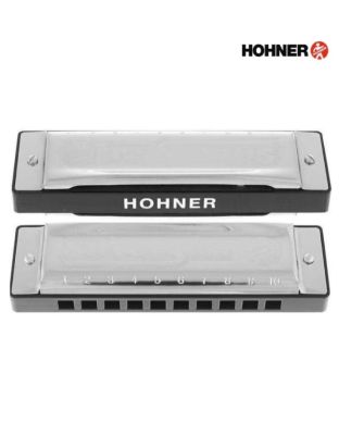 Hohner ฮาร์โมนิก้า คีย์ E รุ่น Silver Star (Harmonica Key E, เมาท์ออแกนคีย์ E) + แถมฟรีเคส &amp; คอร์สออนไลน์ ** ฮาร์โมนิก้าซีรีย์ที่ขายดีทีสุด **