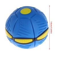 Flying UFO Flat Throw Disc Ball With LED Light Toy Kid Outdoor Garden Basketball Game