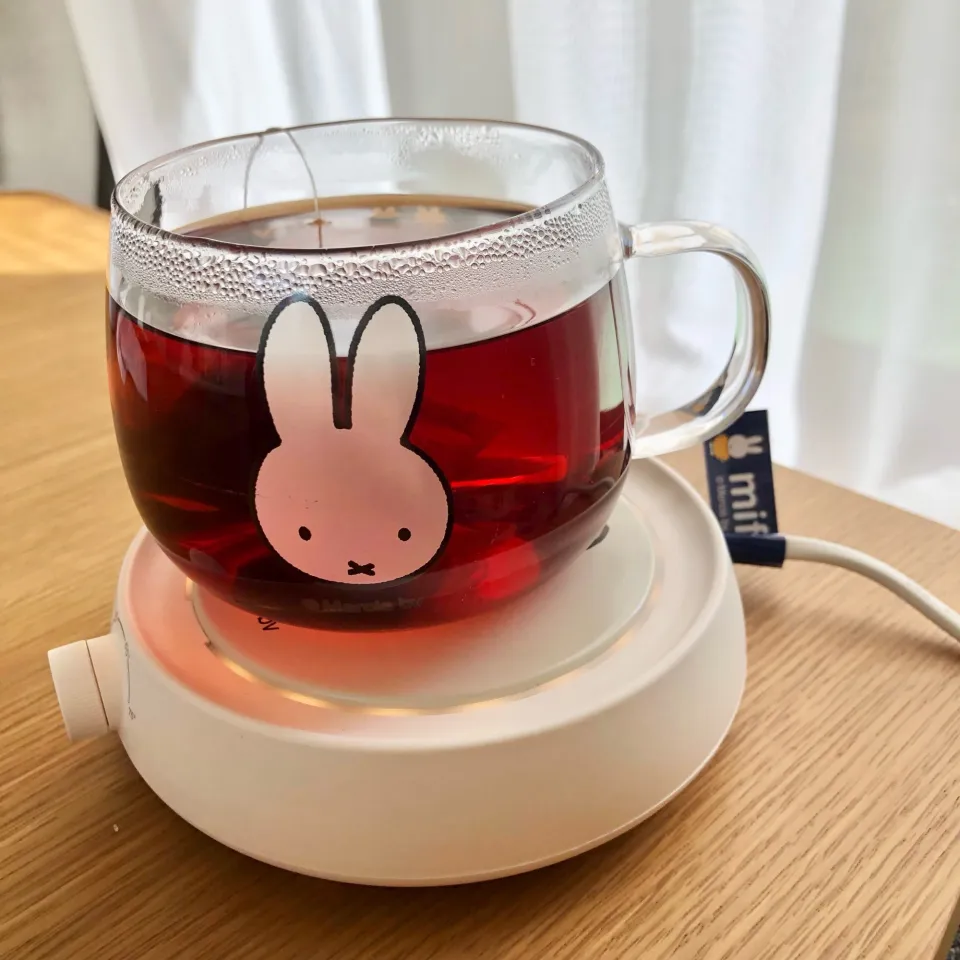 Miffy x MIPOW Coffee Mug Warmer For Office Home with 3 Temperature Settings  Auto-Off Cup Warmer Plate for Cocoa Tea Water Milk