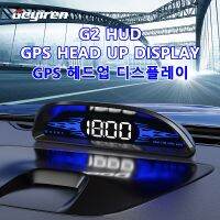 GEYIREN G2 HUD Head Up Display Car GPS Speedometer Smart Clock Decor Digital Gauges Auto Electronics Accessories For All Car