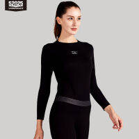 52025 Seamless Traceless Underwear Long Sleeve Top High Collar Long Johns Thin Comfortable Base Layer Women Top Men Leggings