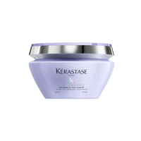 Kerastase มาส์กบำรุง สำหรับผมทำสีโทนหม่น เทา บลอนด์ หรือผ่านการฟอกผม 200 มล. - Blond Absolu Masque Ultra-Violet - Bleached Hair care Masque