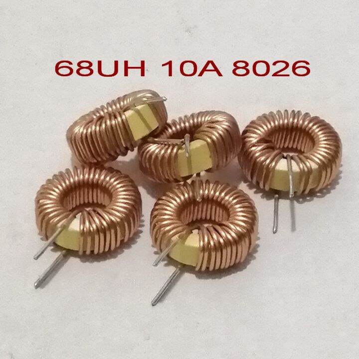 5pcs Toroidal Core Inductors 10a Winding Magnetic Ferrite Inductance