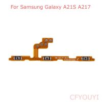 ชิ้นส่วนอะไหล่สำหรับเปิด/ปิดและปุ่มปรับสายระดับเสียงสำหรับ Samsung Galaxy A21s A217