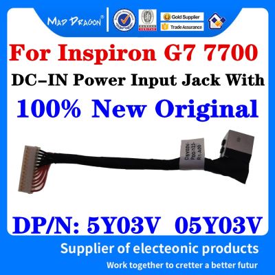 brand new New Original 5Y03V 05Y03V For Dell Inspiron G7 7700 2020 G7 17 7700 Laptop DC IN Cable DC IN Line Power Input Jack With