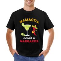 Mamacita Needs A Margarita T-Shirt Aesthetic Clothes Aesthetic Clothing Tee Shirt MenS T-Shirts