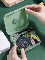 Household Sewing Kit Magnetic Sewing Kit Portable Small Sewing Tool Multi-Function Mini Sewing Storage Box