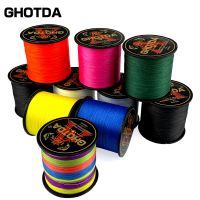 GHOTDA 4 Strands 1000M 500M 300M Braided Fishing Line Multifilament Pesca Carp Super Strong Weave Sea Saltwater Extreme 100% PE Fishing Lines