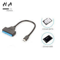 SATA Easy Driveสาย22PIN To USB 3.1 2.5นิ้วSSDเดี่ยวหัวType-Cสายข้อมูล