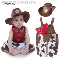 ✳♝Umorden Cowboy Vaca Menino Traje Macão Para O Bebê Meninos Criança Infantil Hโลวีน Festa De Anoversário Natal Vestido คอสเพลย์แฟนตาเซีย