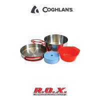 COGHLANS STAINLESS STEEL MESS KIT	หม้อสนามสแตนเลส เครื่องครัว อุปกรณ์ทำอาหาร