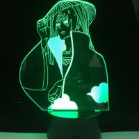 Remote Control 16 Colors Akatsuki 3D LED Visual Illusion Changing Night Light Birthday Gift Home Decor Lamp Bedroom Nightlight