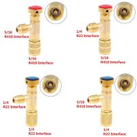 R410A R22 Air Conditioning Refrigerant Liquid Safety Valve 1/4 quot;Safety Adapter Air Conditioning Repair And Fluoride