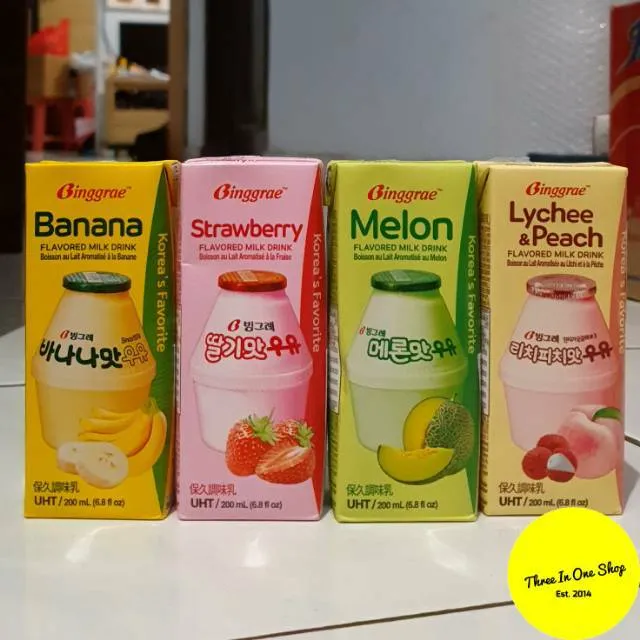 [READY STOCK] Binggrae Banana Milk Korea/Susu Pisang Korea/Banana Uyu ...