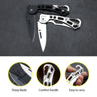 มีดสนาม มีดพับพกพา มีดพกเดินป่า มีดเดินป่าสแตนเลสสตีลOutdoor Folding Knife น้ำหนักเบา ขนาดกระทัดรัดSP201