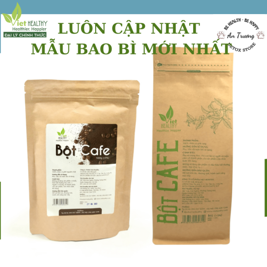 Bột cà phê nguyên chất enema viet healthy túi 1kg thải độc đại tràng - ảnh sản phẩm 8