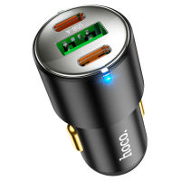 หัวชาร์จแบตในรถยนต์ HOCO NZ6 Dual PD+QC3.0 Car Charger จ่ายไฟสูงสุด 45W