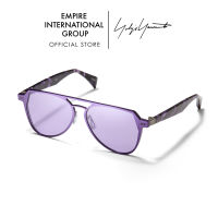 YOHJI YAMAMOTO YY7042 Ultraviolet โยจิยามาโมโตะ แว่นกันแดด ทรงนักบิน นำ้หนักเบา สีม่วง