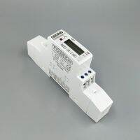 5(45) 45A 120V 60HZ เฟส Din Rail เดี่ยว KWH ชั่วโมงวัตต์ราง Din LCD เครื่องวัดค่าพลังงาน