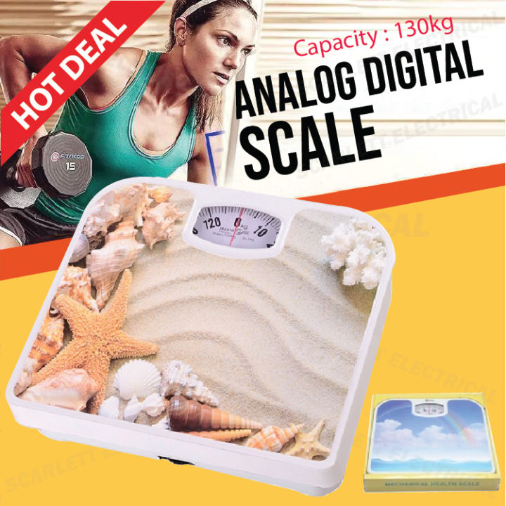  Body Weight Bathroom Scale - Manual Mechanical Analog