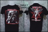 เสื้อยืดคอกลม สกรีนลาย NIRVANA