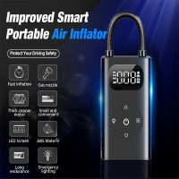 Portable Mini Car Air Compressor 150PSI Electric Wireless Tire Inflator Air Pump Rechargeable Digital for Car Motorcycle Balls Air Compressors  Inflat