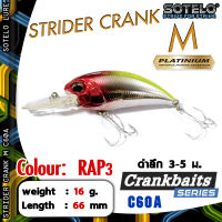 อุปกรณ์ตกปลา SOTELO - รุ่น STRIDER CRANK M C60A (66mm) เหยื่อปลั๊ก เหยื่อปลอม