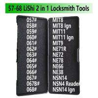 57-68 Lishi 2 In 1 MIT8 MIT11 MIT9 MIT6 NE71R NE72 NE78 NE66 NE38อุปกรณ์ช่างกุญแจอ่าน NSN14สำหรับทุกประเภท