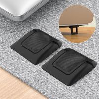 2/4pcs Mini Laptop Stand Invisible Desktop Holder Support Notebook Cooling Pad Stand For Macbook Universal Laptop Feet Holder Laptop Stands