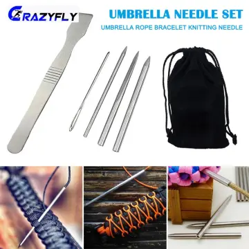 6/12 Piece Umbrella Rope Knitting Needle Set Marlin Nail Paracord