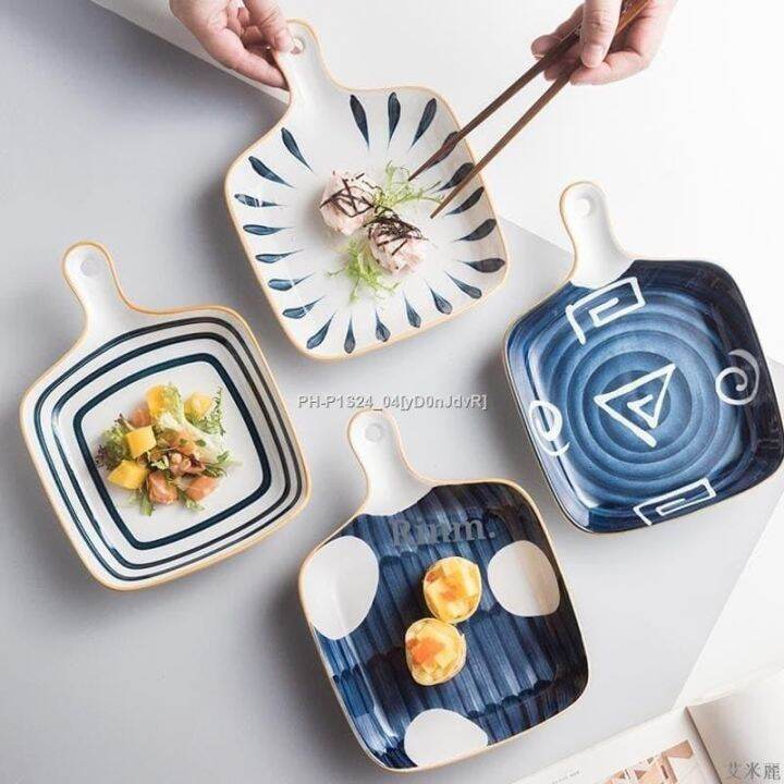 Japanese Nonstick Ceramic Square Microwavable Plate Lazada PH