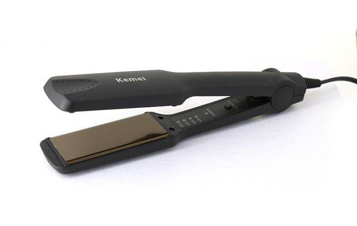 kemei-professional-hair-straightener-straightening-iron-hair-planks-เตารีดดัดผมเครื่องมือจัดแต่งทรงผม-ionic-flat-iron