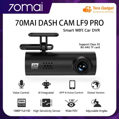 [จัดส่งรวดเร็ว] [ศูนย์ไทย] 70mai Dash Cam LF9 Pro English Car Camera กล้องติดรถยนต์ กล้องหน้ารถ พร้อม WIFI สั่งการด้วยเสียง Voice Command มุมมองกล้อง 130° Wide-Angle View 70 mai 1S By Tera GadGet