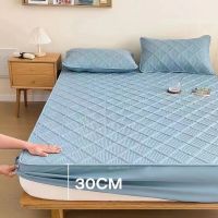 Quilted Fitted Sheet Antibacterial Anti Slip Pad Bedspread Bed Cover Waterproof Protective Cover Pad Bed Cover In Summer