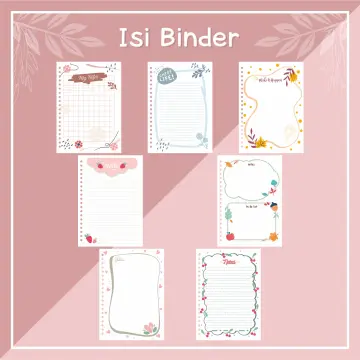 Jual Isi Binder A5 Daily Planner Terbaru - Feb 2024