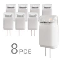 [HOT QQZIWWUJJWG 104] แพ็คของ8เซ็ต/ แสง12โวลต์ LED G4หลอดไฟ1วัตต์80lm แทนที่หลอดฮาโลเจนหม้อน้ำเซรามิกสำหรับโคมระย้าสปอตไล