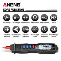 ✈☫❐ ANENG A3003 Digital Pen Multimeter Professional 4000 Counts Smart Meter with NCV AC/DC Voltage Resistance Capacitance Testers