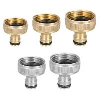 Garden Hose Connect Fitting Thread Connector Water Hose Fittings Jointer Replacement Fitting Brass Fittings Faucet Quick Disconnect Faucet Connector Fittings Hose Connectors Brass Pipe popular