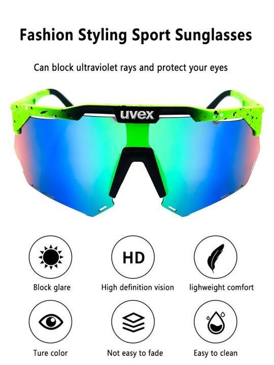 uvx-แว่นตาสำหรับทั้งหญิงและชายเลนส์โพลาไรซ์แว่นตาปั่นจักรยาน-mtb-uv400ขี่จักรยาน