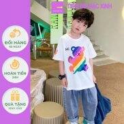 GIÁ SỈ Áo thun bé gái bé trai 12 tuổi size đại HÀN QUỐC THUN COTTON 100%