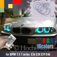 แหวนเฮโลตานางฟ้า Led สำหรับ Bmw 3 5 7ชุด E39 E38 E36 Rgb แบบ Smd Rgb หลายสีล่าสุด