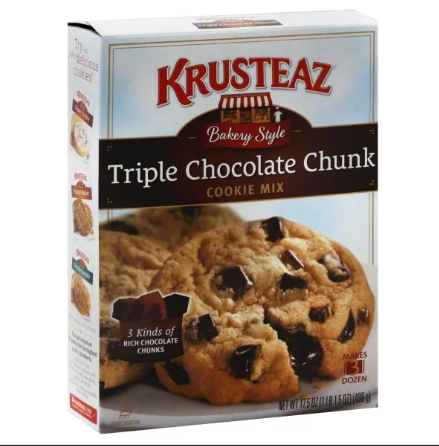 Krusteaz Triple Chocolate Chunk Cookie Mix 439g | Lazada PH