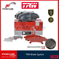 TRW ผ้าดิสเบรกหน้า Honda City GM2 ปี10-12 City GM6 Jazz GK ปี13-19 City 1.0 Turbo ปี19-22 Mobilio Freed เกรด DTEC / ผ้าเบรก ผ้าเบรค / GDB7786DT