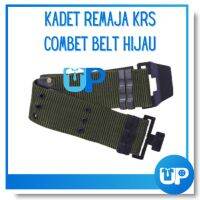 pengwei Krs &amp; TKRS คีมหนีบเข็มขัด Kawad Cadet Teenager School Army Green Waist Strap Kawad Hijau School Kokurikulum