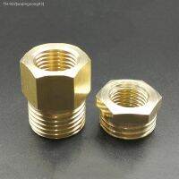 ❡♈ 1/4 1/2 BSP M10/14/16/20 Brass Reducer Bushing Pipe Fitting Coupler Connector Adapter For Pressure Gauge