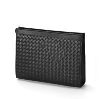 2021 Mens Bags 100 Cowhide Clutch Bag Luxury nd Woven Leather Bag Fashion Design Simple Envelope Large Capacity New Bag