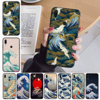 B-179 Wave Art Japan อ่อนนุ่ม ซิลิโคน เคสโทรศัพท์ หรับ OPPO Reno 5K 8 5 4 4Z 2Z 6 7Z 3 2F 5Z 4F 5F 7 Z Plus Pro Lite