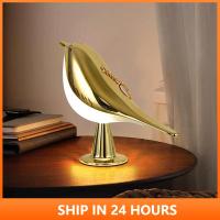 Rechargable Three Colors Magpie Aroma Lamp LED Creative Bird Night Light Touch Control Bedroom Bedside Light Table Lamp 20